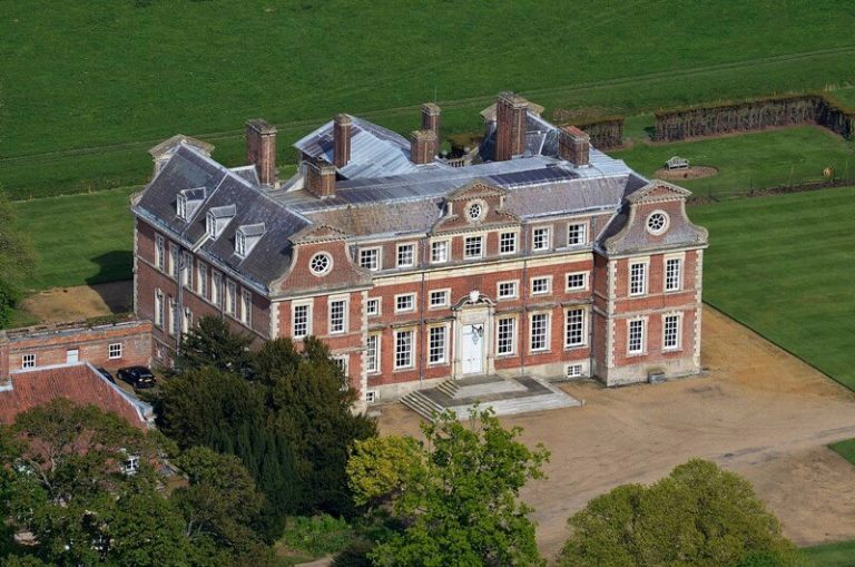 Raynham Hall in Norfolk where the most famous ghost photograph of the Brown Lady was taken.